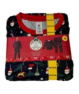 Members Mark Mens Medium Pajamas Christmas Holiday Family Sleep Crew Top... - $29.78 CAD