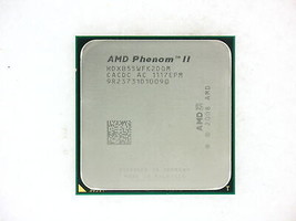 AMD Phenom ii B55 3.0GHz 6MB L3 Dual Core hdxb55wfk2dgm am3 am2+ 545 - $10.88