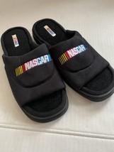 Official Nascar House Slippers Black Size 10 Mens Rare Racing  - $14.76