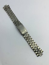 Vintage seiko stainless steel watch ￼strap,used.clean 7.7mm /19.5mm-1970... - £9.16 GBP