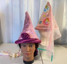 Lot Containing Two Disney Princess  Dress Up Hats Pre-Owned - £16.23 GBP