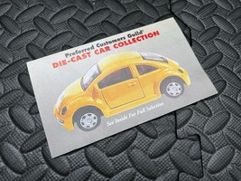 Vintage 1999 Preffered Customers Guild Die-Cast Toy Car Collection Catalog - $17.81