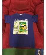 vintage Minnesota Vikings NFL Football tshirt Youth Large 14-16 retro - $19.99