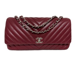 New Chanel Classic Chevron Lambskin Leather Jumbo Shoulder  Bag - $5,831.00