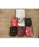 Lululemon Lot7 Reusable Shopping Gift Bag Yoga Logo 6 Small 1 Large Blac... - $463.35 MXN