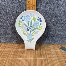 Holiday Home Floral Bunny Spoon Rest-Spring Flowers NWT - $8.59