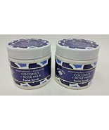 LOT 2 Coconut &amp; Rose Milk Facial Scrub Moisturizing &amp; Exfoliate 6.7 oz E... - $437.67 MXN