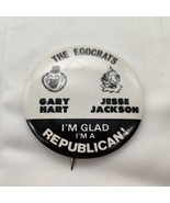 Vintage The Egocrats - Gary Hart &amp; Jesse Jackson - Glad I&#39;m A Republican... - $39.59