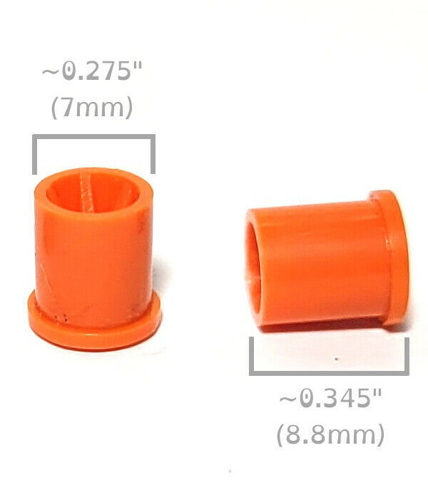 2pc BTO Newly Made Aurora G+ G-PLUS Style HO Slot Car Rear Wheels 8893 O... - $1.49