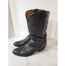 NICE! Lucchese Men&#39;s Western Boots Black Size 11D - £188.92 GBP