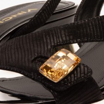 The Iconic Black Leather Women Sandal image 3