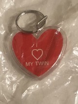 I Love My Twin Keychain Heart J1 - £6.00 GBP