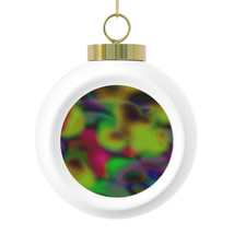 Colorful Cloud Painting Christmas Ball Ornament - £13.62 GBP