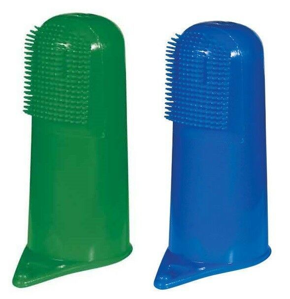 50 Pack Finger Pet Toothbrushes Bulk Value Vet Dog Rescue Shelter Choose Color