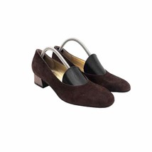 Bruno Magli Brown Suede Made In Italy Heels Women&#39;s Size 8 - £37.54 GBP