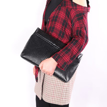 Brand Designer Women Ostrich Pattern Leather Bag Fashion Gril Summer Pattern Tot - £91.71 GBP