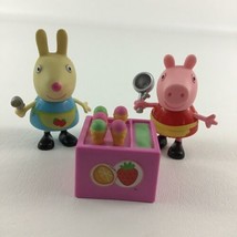 Peppa Pig Sweet Day Little Ice Cream Stand Figures Rebecca Vintage 2003 Jazwares - £15.25 GBP