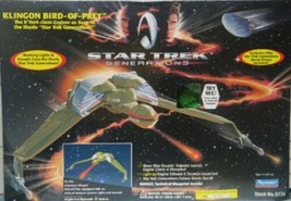 Star Trek Generations Movie Klingon Bird of Prey Playmates NEW SEALED WO... - £111.87 GBP