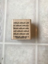 &quot;Celebrate&quot; Phrase Wood Mounted Rubber Stamp Stamping&#39; Up 2004 Copyright - £6.27 GBP