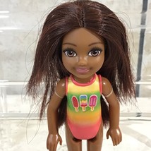 Barbie Kelly Chelsea Sized Friend Child Doll In Summer Swimsuit Mattel 2016 - £7.78 GBP