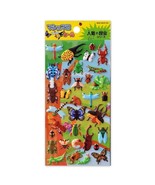 CUTE INSECT STICKERS Puffy Sticker Sheet Craft Kids Scrapbook Animals Bu... - €2,11 EUR
