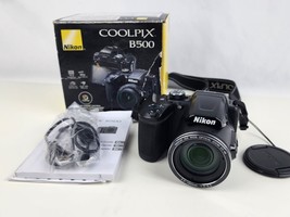 Nikon COOLPIX B500 16.0MP Digital Camera Wi-Fi Black Mint in box working - $168.29