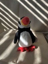 Vintage TY Beanie Baby &quot;Puffer&quot; the Puffin RETIRED  11/3/1997 Birthday - $59.00