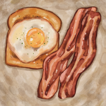 Digital Wall Art - Title: A Classic Breakfast - $85.47 MXN