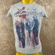 Bon Jovi Gray Tshirt Size Small - £10.99 GBP