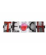 TEACH Framed Educate Class Word Letter Art Five 4 X 6 IN Professional Ph... - £39.32 GBP