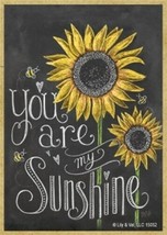 You are my Sunshine Sunflower Chalk Art Kitchen Fridge Magnet 2.5 x 3.5 NEW A39 - £4.67 GBP