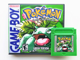 Pokemon Green Game / Case - Gameboy (GB) English Translated (USA) - £11.98 GBP+