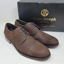 Marc Joseph Mens Dowing St Brown Oxford Dress Shoe Size 9.5 M - £31.75 GBP
