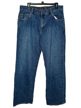 Tommy Bahama Men&#39;s Jeans Easy Fit Cotton Mid-Rise Straight Leg Denim Blue Sz.36 - £23.48 GBP
