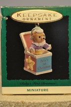 Hallmark - Baby&#39;s First Christmas - Jack-In-The-Box - Miniature Ornament - £9.93 GBP