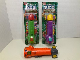 Lot Of 3 Jungle Mission Survival Kit Pez Candy Dispensers 2 New &amp; 1 Unused Loose - £10.80 GBP