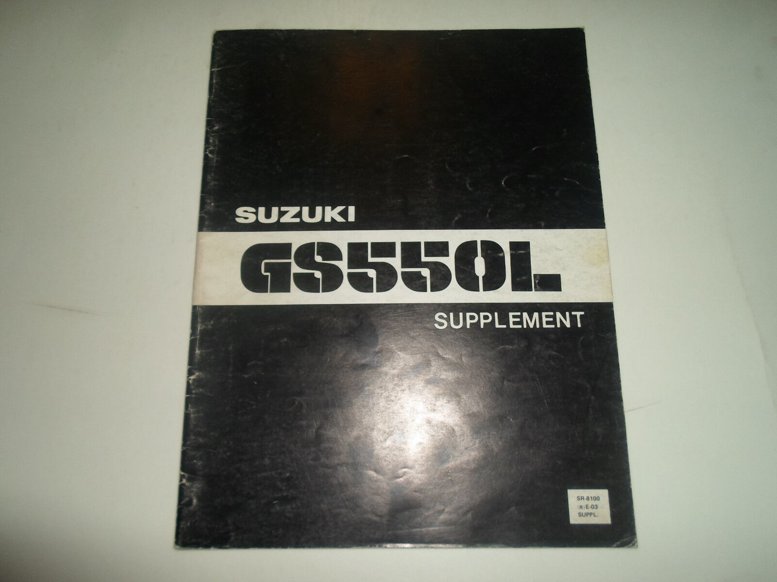 Primary image for 1980 Suzuki GS550L Supplement Shop Repair Workshop Manual FACTORY OEM BOOK 80 x