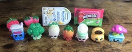 Shopkins Mini Packs Grocery Figurines Little Food 11 Miniatures - £6.33 GBP