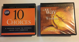 The Way of Wisdom &amp; 10 Choices CD Lot Set James MacDonald Walk In The Word WITW - £15.81 GBP