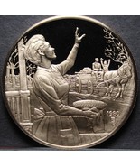 Solid Bronze Proof Franklin Mint Medallion~Grandma&#39;s House For Christmas... - £12.66 GBP