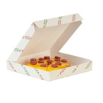 Dollhouse Miniature - Pepperoni Pizza In Box - 1/12 Scale - £6.38 GBP