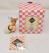 My Little Kitchen Fairies Milk Check Fairie Figurine NIB 119276 - £31.65 GBP