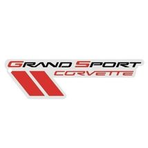 C6 Corvette Grand Sport Metal Magnet Emblem Art Size: 7&quot; x 2&quot; 10 thru 13 GS - £15.69 GBP