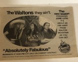Absolutely Fabulous Tv Show Print Ad Tpa15 - $5.93