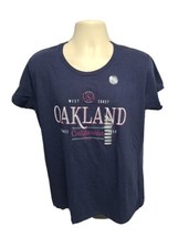 Oakland California West Coast Womens Blue XL TShirt - £15.19 GBP