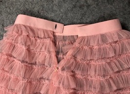 Blush Pink Tiered Tulle Skirt Bridesmaid Custom Plus Size Tulle Midi Skirt image 4