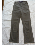 NYDJ  Straight Leg sz 2 Women’s Stretch Pants Gray  cotton Blend W26 I 30 R 10 - £14.93 GBP