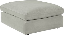 Signature Design By Ashley Sophie Modern Oversized Accent Ottoman, Gray - $527.99