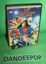 50 Cartoon Classics DVD Movie Superman Popeye Felix Mighty Mouse Bugs Woody - £7.90 GBP