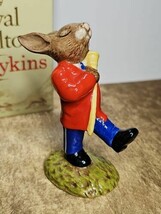 Royal Doulton Drum-Major Bunnykins Figure DB027 Vintage 1984 GJ Red Oomp... - $59.89
